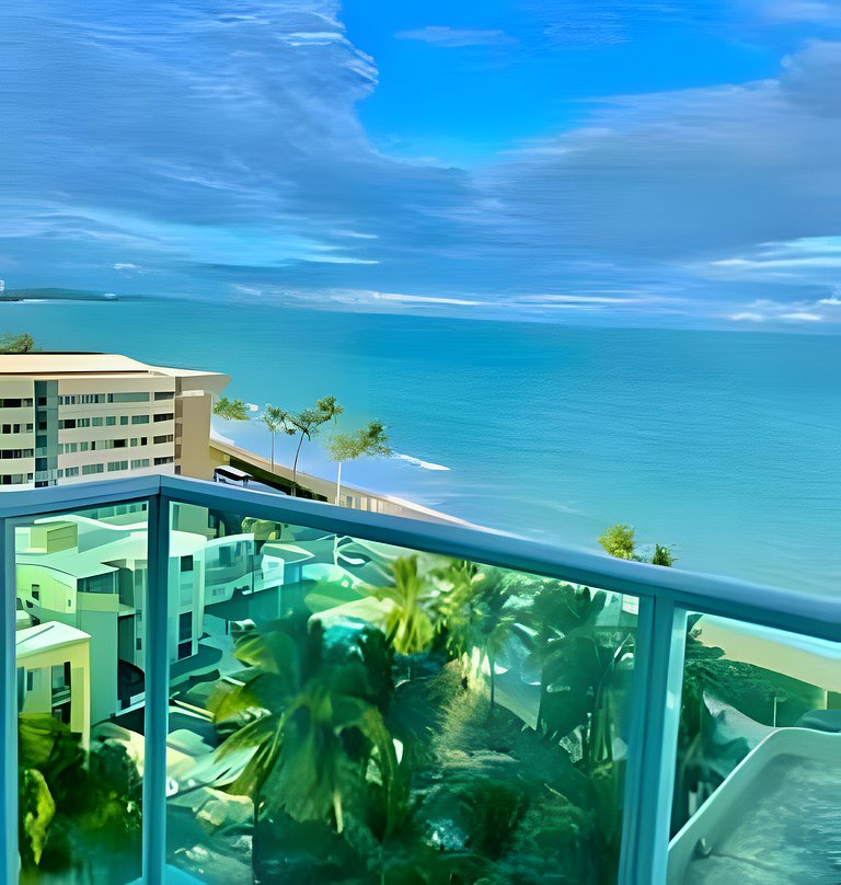 Apt beira-mar com vista em Maceió