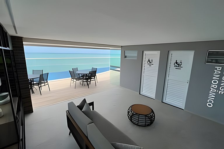 Apt beira-mar com vista em Maceió