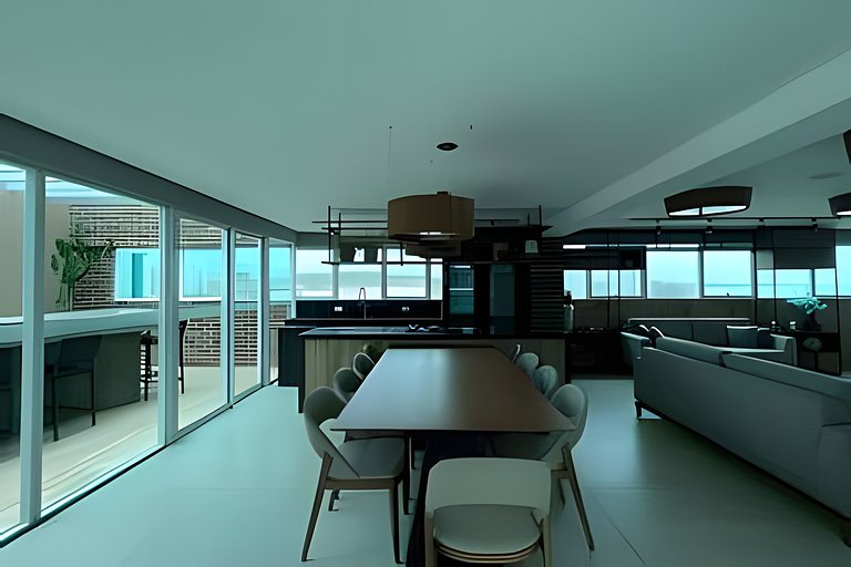 Apt beira-mar com vista em Maceió