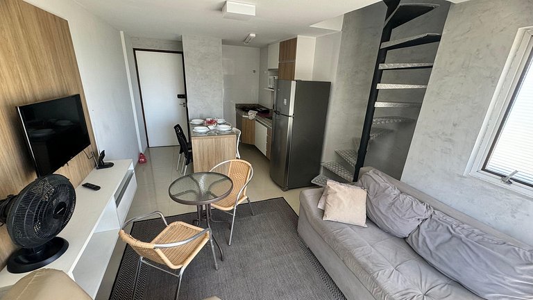 Duplex Beira-mar c/vista na Pajuçara